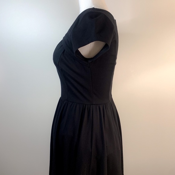 Guess Black Fit & Flare Cut-Out Dress Size Small - Picture 6 of 8